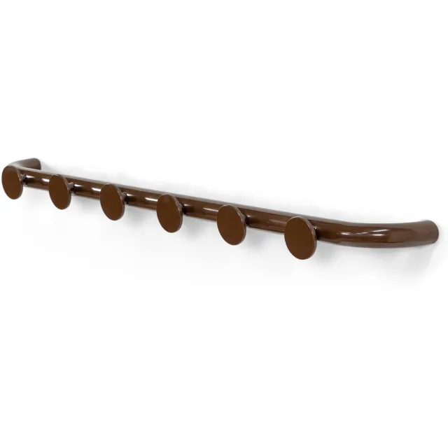 Spinder Design wandkapstok Retro 6 Chocolate Brown