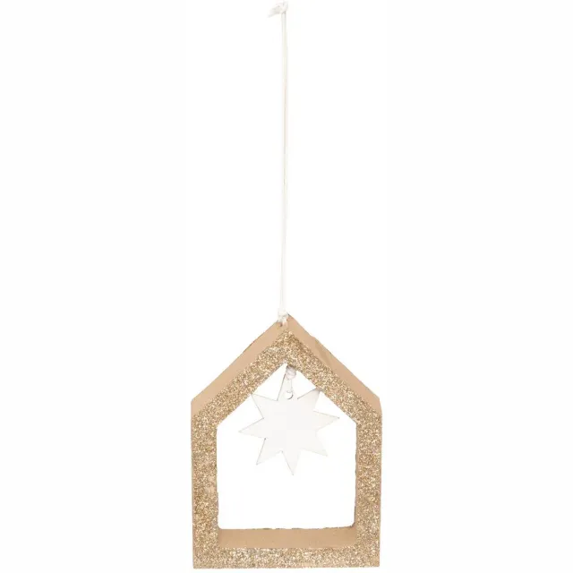 Atmosphera Créateur d'intérieur® SDN HOUTEN HUIS ETL POL 10CM Beige