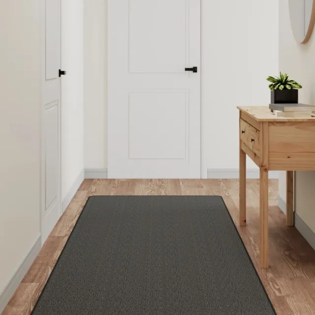 vidaXL Tapijtloper 80x250 cm sisal-look antracietkleurig, foto 2