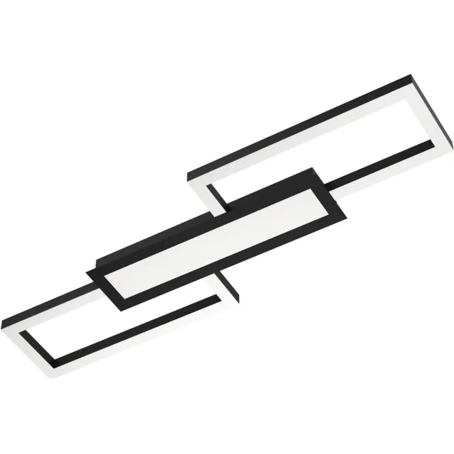 Eglo Monirote Plafondlamp - LED - 78 cm - Zwart