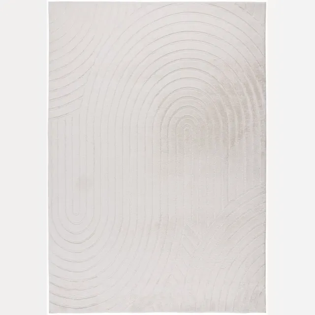 Muratap Comfort Japandi Fluffy Vloerkleed Crème- 200x290 CM Creme