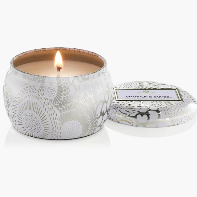 Voluspa Sparkling Cuvée - Mini Tin Candle Wit