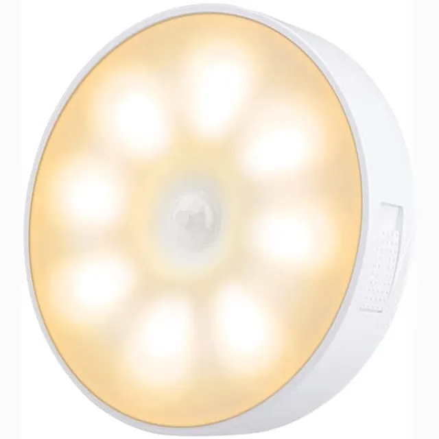 OYLCDI LED Wandlamp Nachtlicht - Bewegingssensor - Draadloos USB Oplaadbaar Warm Wit