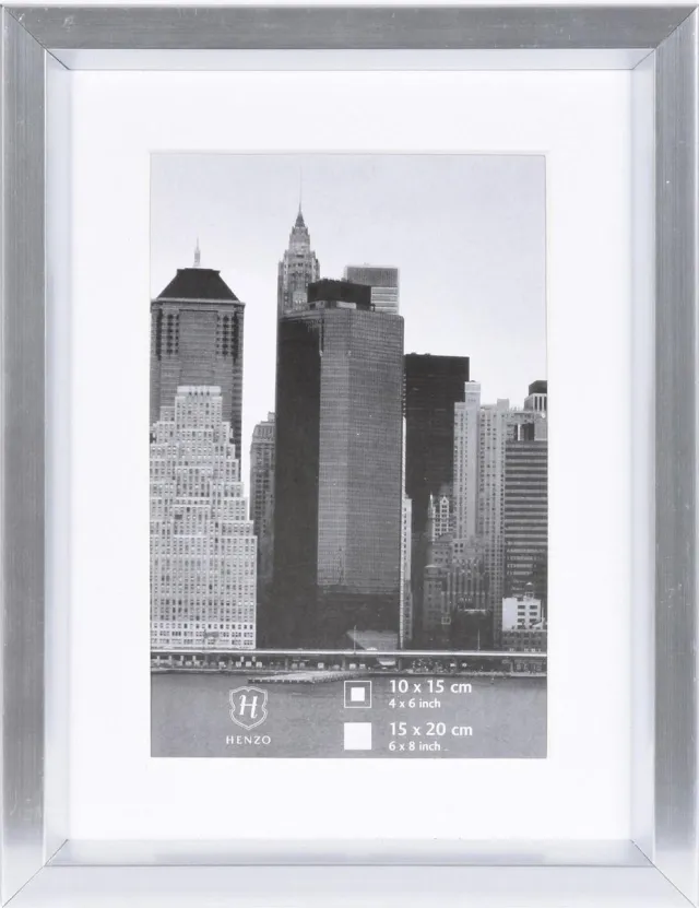 Henzo Fotolijst - Henzo - Metallica - Fotomaat 15x20 cm - Zilver