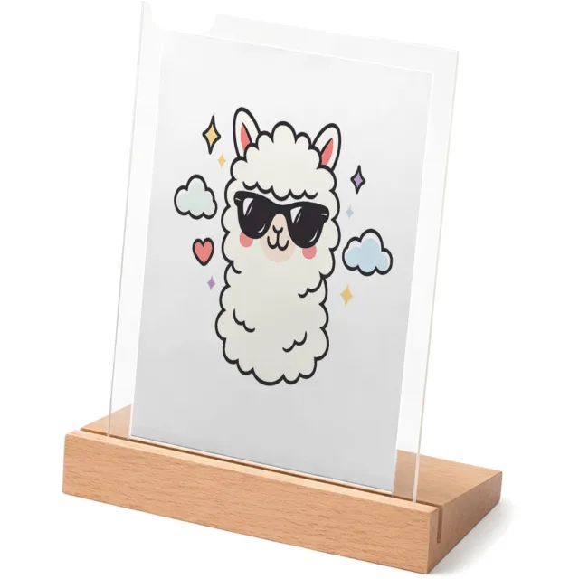Mr Cadeautjes Glasframe met vaste tekst - design Brutale, vrolijke quote met een schattig maar eigenzinnig di | cadeau Wit