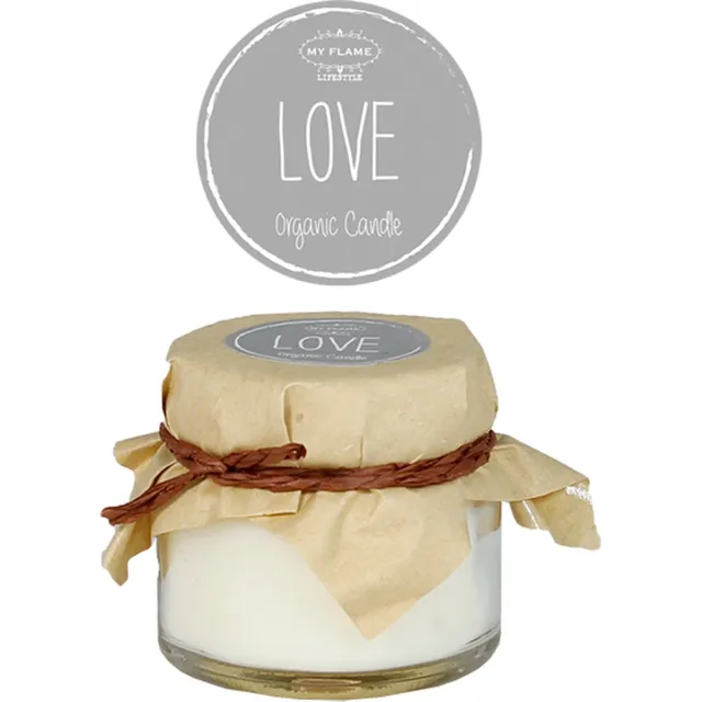 My Flame Lifestyle MY FLAME - LOVE - voor valentijn 42 x 38 mm. Wit