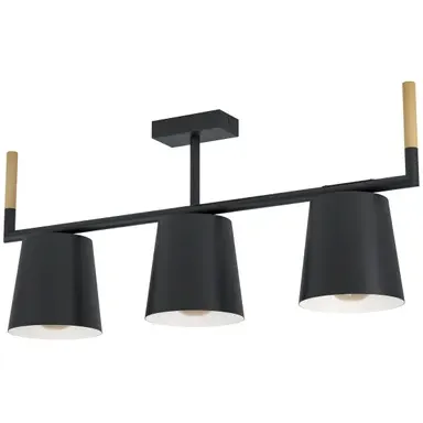 Eglo Plafondlamp Lacey Zwart 3xe27 40w