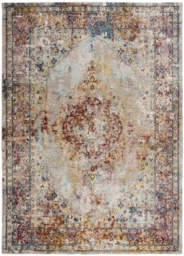 Dutch XXL Vintage Vloerkleed | Tapijt | Picasso | Medaillon | Multikleur | 133x190 cm