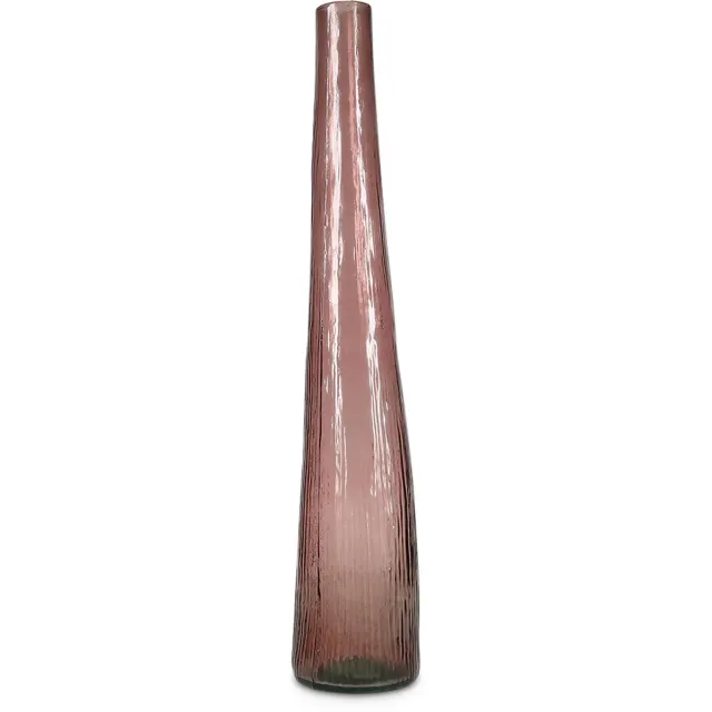 S&P Collection S|P Collection Vaas 9xH50cm bordeaux Twig Bordeaux/Transparent
