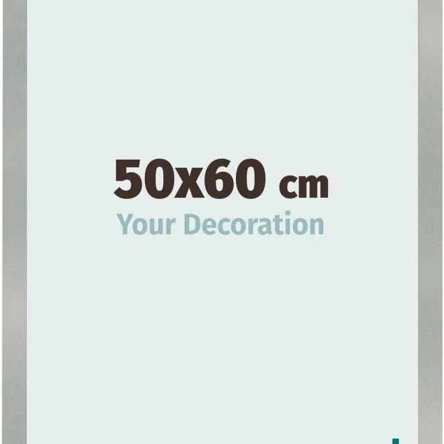 yd. Your Decoration - Fotolijst 50x60 cm - MDF - Aluminium Geborsteld - Bologna