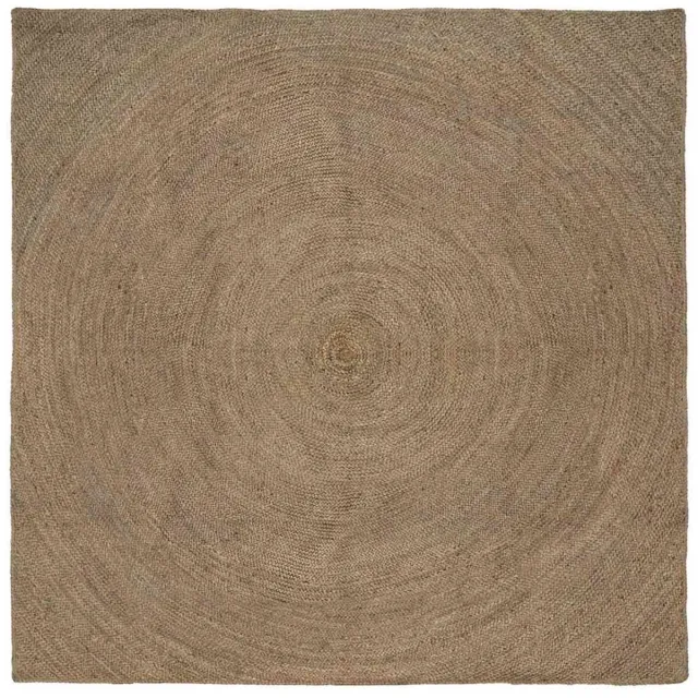 vidaXL Vloerkleden - Grijs - 240 - x - 240 - cm - Jute