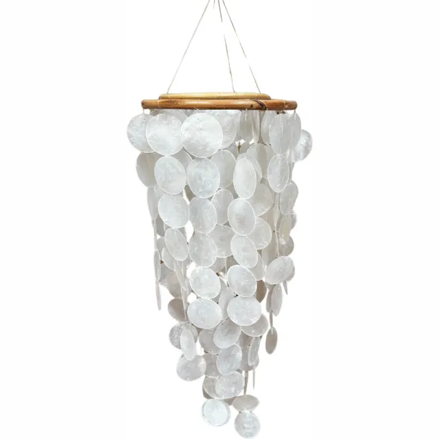Cokos Sifra Rotan mobiel/windgong Ø22cm - Wit