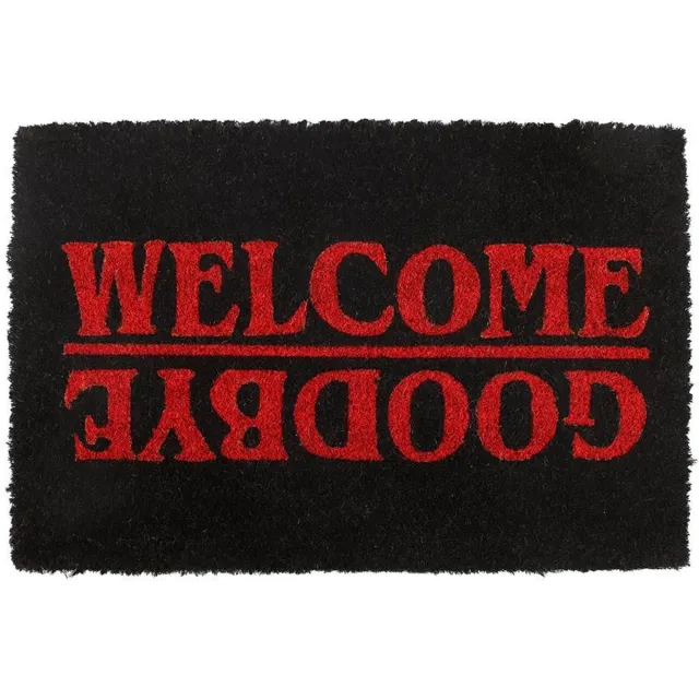 Something Different Black Welcome Goodbye Deurmat - Multicolours