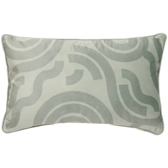 Atmosphera Créateur d'intérieur® Rechthoekig Lilou-kussen 30x50 cm, groen Vert céladon