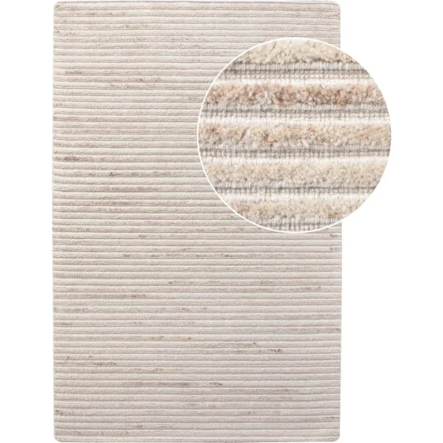 Nest of Nora Vloerkleed handgetuft - Tapijt - Ivory - Woonkamer Gebroken wit