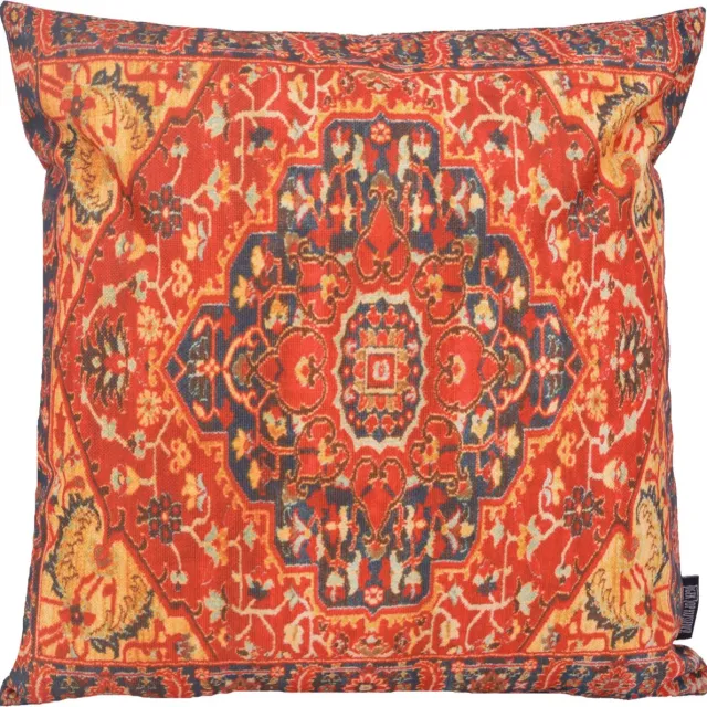 Gek op Kussens! Sierkussen Persian Print #1 | 45 x 45 cm | Katoen/Linnen Rood-Oranje