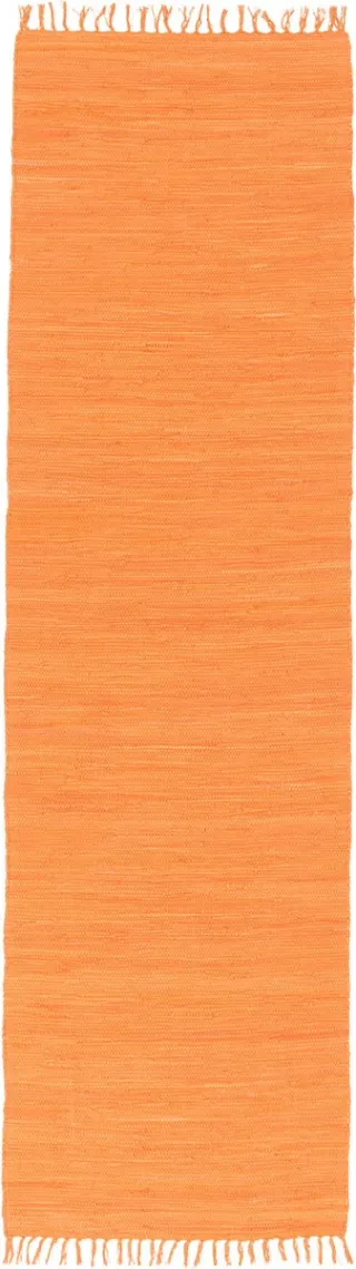Pergamon Jolly Cotton - Katoen Natuurlijk Loper Tapijt Oranje