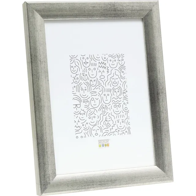 Deknudt Frames fotolijst S54SD7 - zilver - hout - 13x13 cm