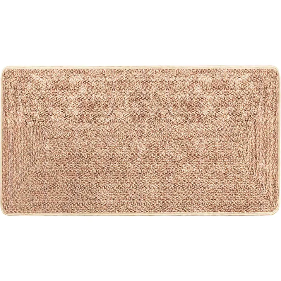 vidaXL Vloerkleedloper MARSA Bruin 80 x 150 cm Polyester en PVC
