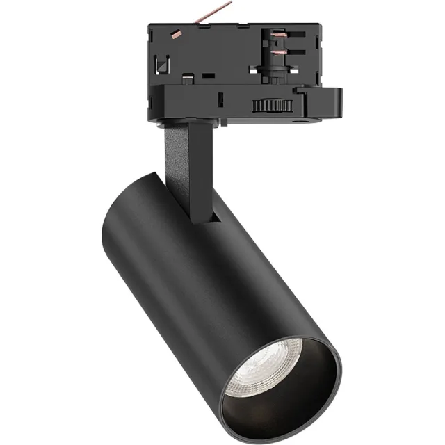 Qualu LED Railspot - Track Spot - Kingtron Sonly - 3-Fase - 15W 1560lm 38D - Natuurlijk Wit 4000K - Zwart