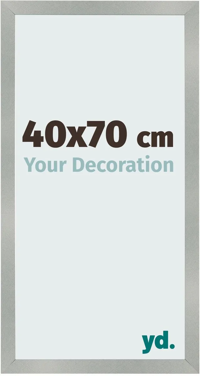 yd. Your Decoration - Fotolijst 40x70 cm - MDF - Aluminium Geborsteld - Bologna
