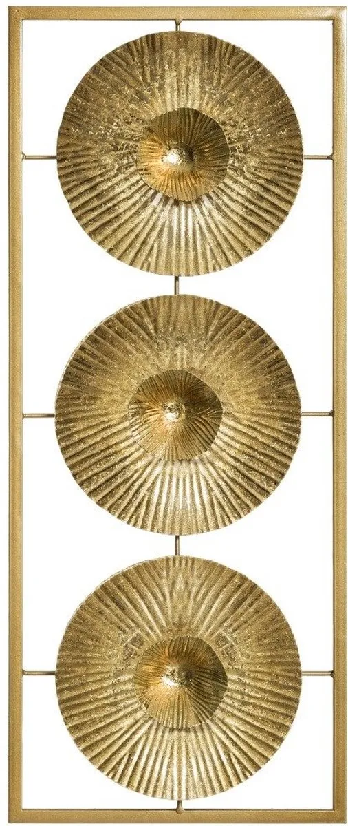 Atmosphera Créateur d'intérieur® Atmosphera Wanddecoratie met paraplumotief in lijst 25 x 61 cm goud