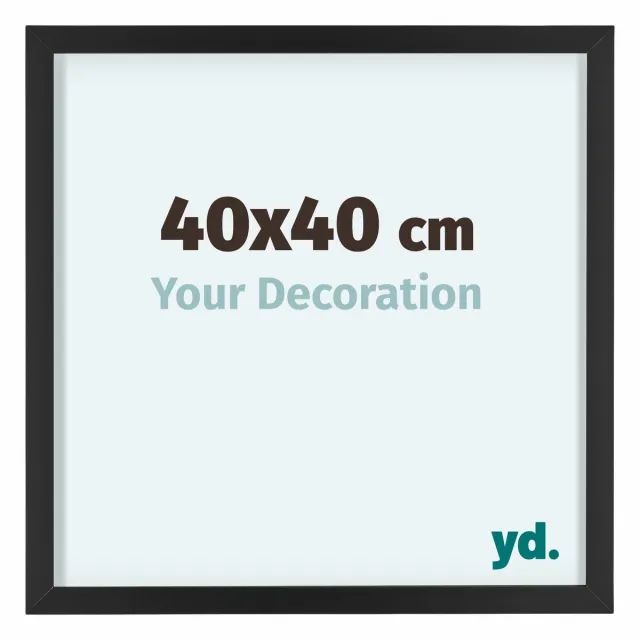 yd. Your Decoration - Fotolijst 40x40 cm - Aluminium - Zwart - Virginia