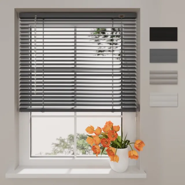 DTCH Aluminium Jaloezie Easy - 25mm - Anthracite - 70 x 175 cm