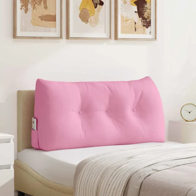 vidaXL Rugkussen Roze 100 x 50 x 24 cm Stof