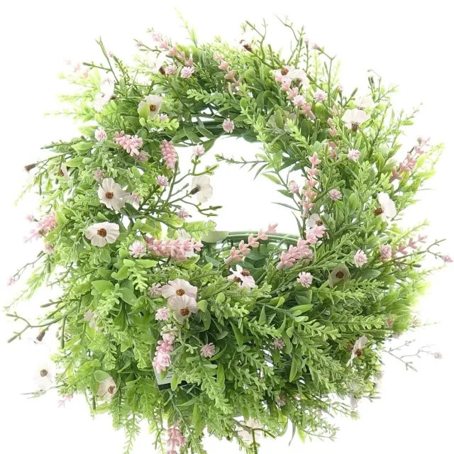 Deko Florale Bloemenkrans Roze Ø 32 cm