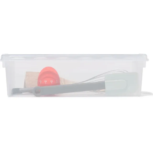HEMA Opbergbox 3.5L Madrid transparant 38x14x11 (transparant)