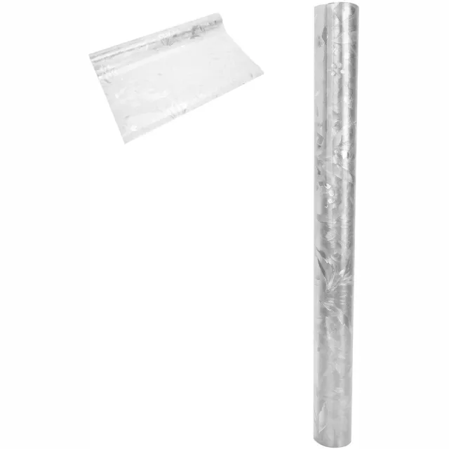 Duraxl Raamfolie - Ondoorzichtig - Tulpenpatroon - 45 x 200 cm Transparant
