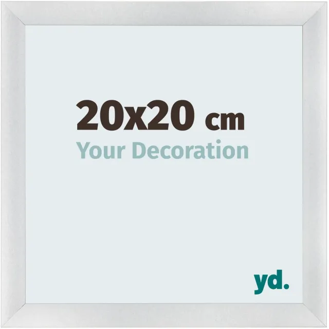 yd. Your Decoration - Fotolijst 20x20 cm - MDF - Zilver Mat - Pisa