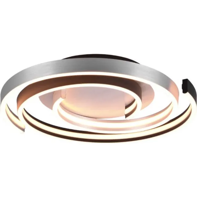 Osram Dimbare plafondlamp Caya metaal met zwart - 641910205 Zwart Grijs