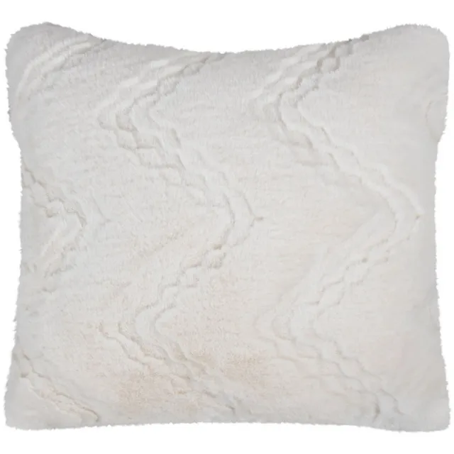 Mars & More Kussen Zig Zag Off White 45x45cm Gebroken wit