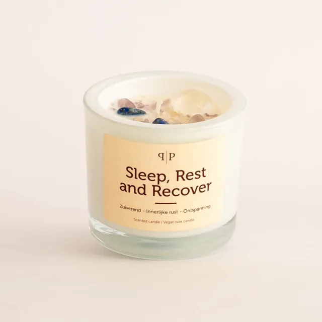 Pottie Pot geurkaars Sleep rest recover Wit