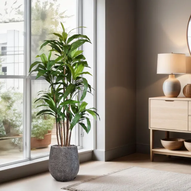 maxifleur Kunstplanten Draceana Fragrans XL kunstboom 170cm Groen