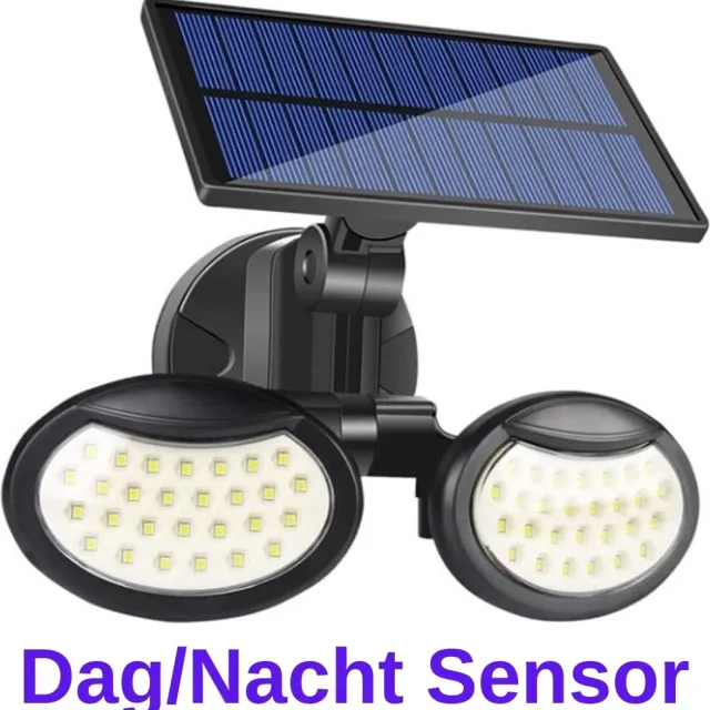 Orion Store Solar Buitenlamp met Bewegingssensor – Waterdichte & Duurzame LED Tuinverlichting – Zonne-energie Wandlamp voor Veiligheid en Buitenverlichting Wit