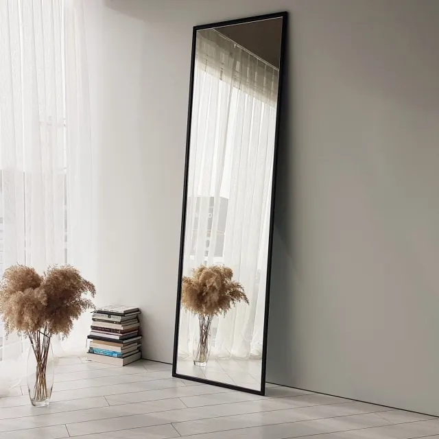 Skye Decor Asir - Chevalspiegel - Zwart - 50 x 60 x 170 cm