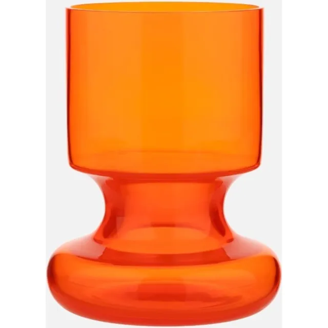 Marimekko POKAALI - Vaas - Glas - 15,5 cm - Oranje