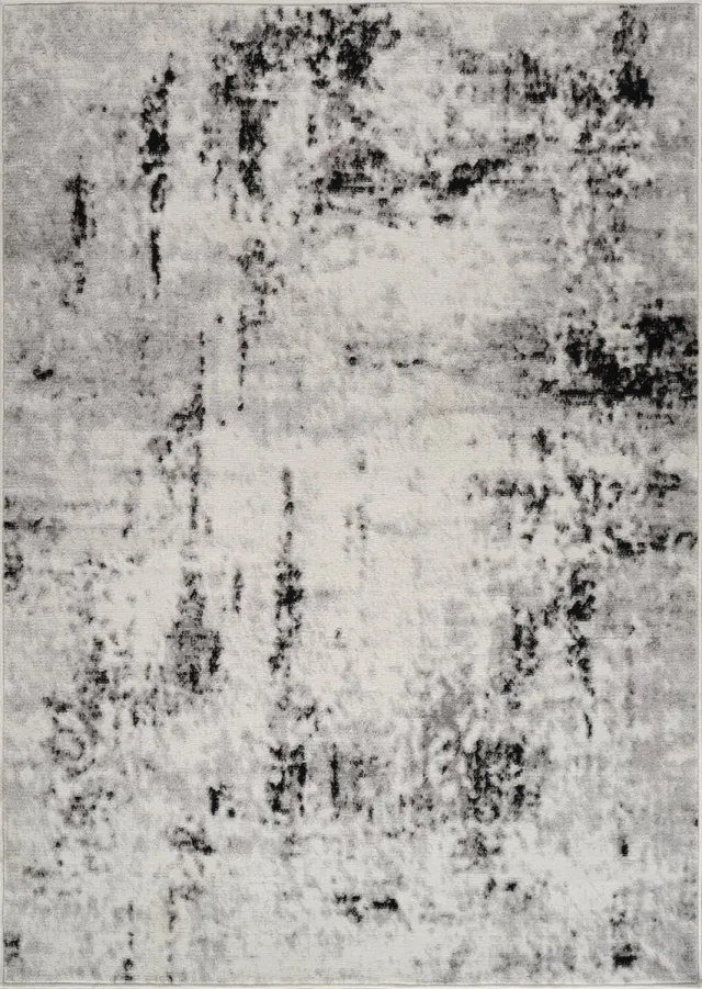 Surya Natalia vloerkleed modern abstract grijs zwart