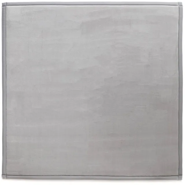Amiah Speelkleed vierkant - Pluffy lichtgrijs 200x200