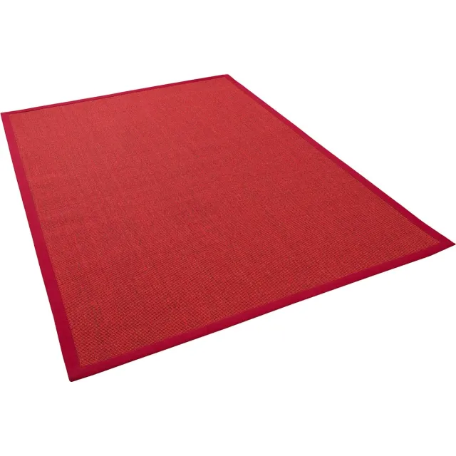 Pergamon Vloerkleed Sisal Natura Classic met rand Rood