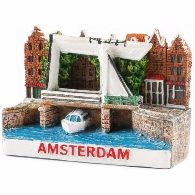 Matix koelkast magneet - brug met rondvaart boot full color