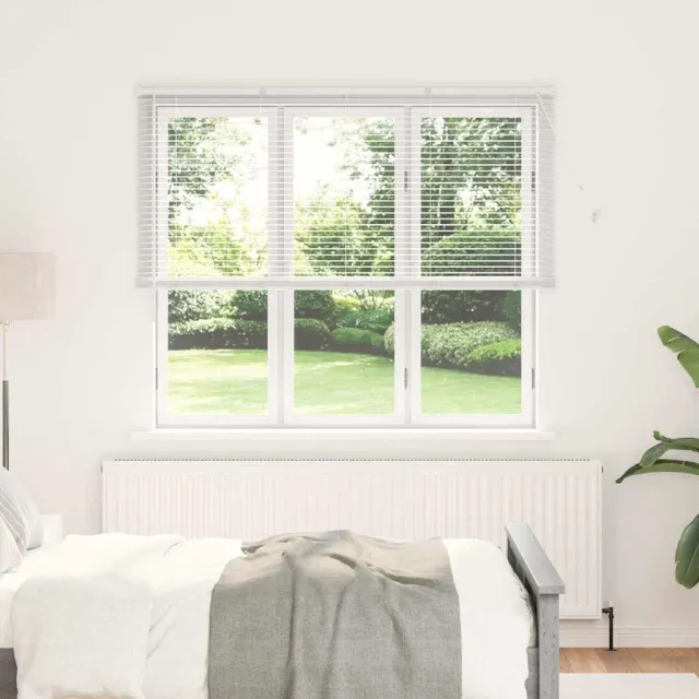 vidaXL Venetiaanse jaloezie Wit 175 x 155 cm 25 mm Aluminium