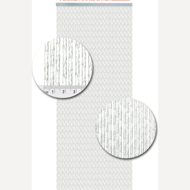 Vliegengordijnenexpert® Vliegengordijnenexpert Milano - Vliegengordijn - 92x210 cm - Transparant met witte Draad Op het kozijn