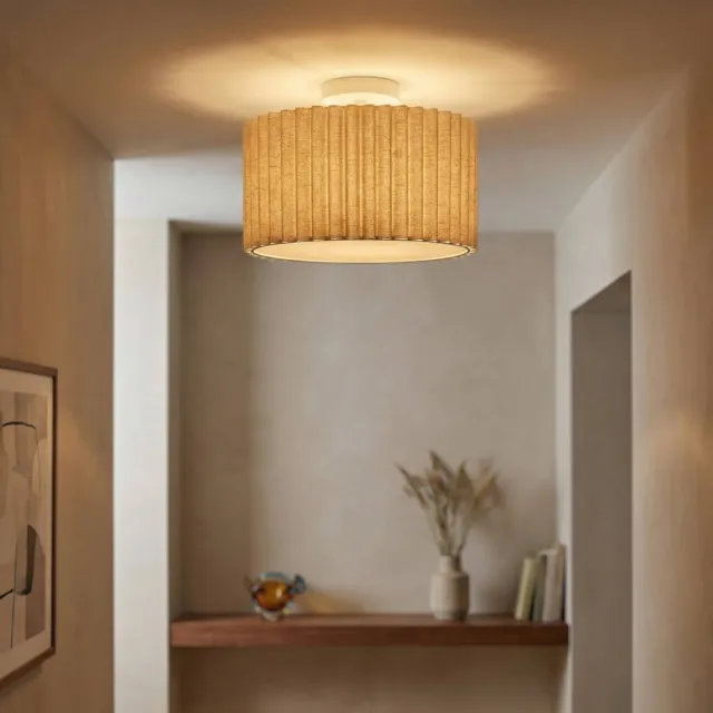 NOUS Living plafondlamp Koko (Ø35x26,5 cm) Crème