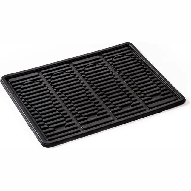 Rubbermagazijn Deurmat - 52x39cm - Rubber deurmat - Antislip Zwart