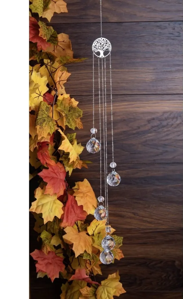 BERK Raamhanger suncatcher Levensboom zwart