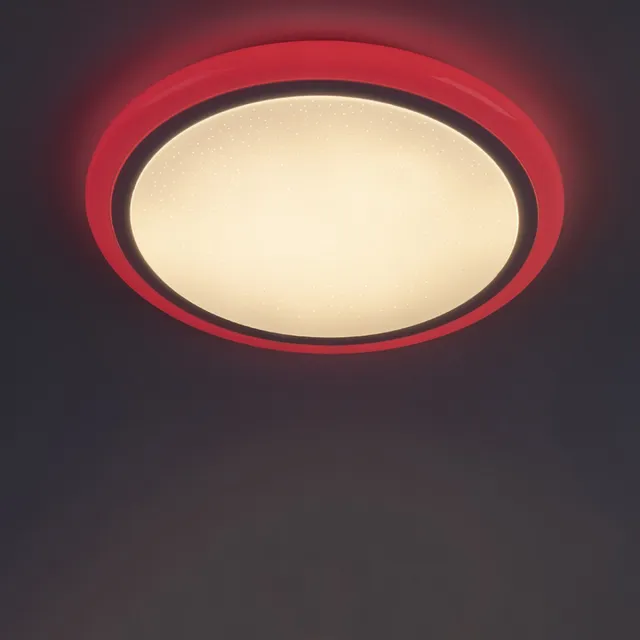 Leuchten Direkt Leuchten Direct mars - Moderne LED Plafondlamp - 1 lichts - Ø 600 mm - Wit - Woonkamer | Slaapkamer | Keuken